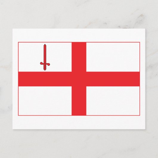 ロンドン国旗 ポストカード (正面)