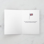 ロンドン国旗/折り畳みグリーティングカード シーズンカード (内部)