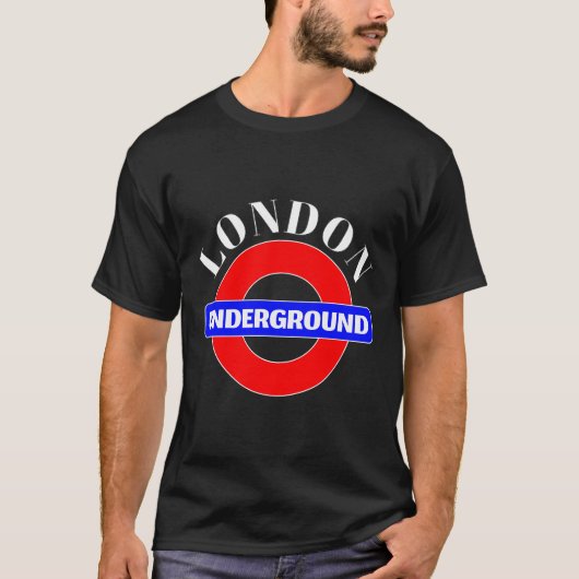 ロンドン土産クールシャツ地下管局 Tシャツ (正面)