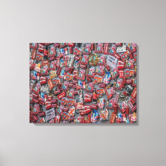 ロンドン土産磁石ビューキャンバス印刷 キャンバスプリント (正面)