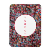 ロンドン土産磁石ビュー冷蔵庫用マグネット マグネット (縦)