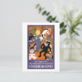 ロンドン地下ヴィンテージ輸送ポスター ポストカード (スタンド正面)