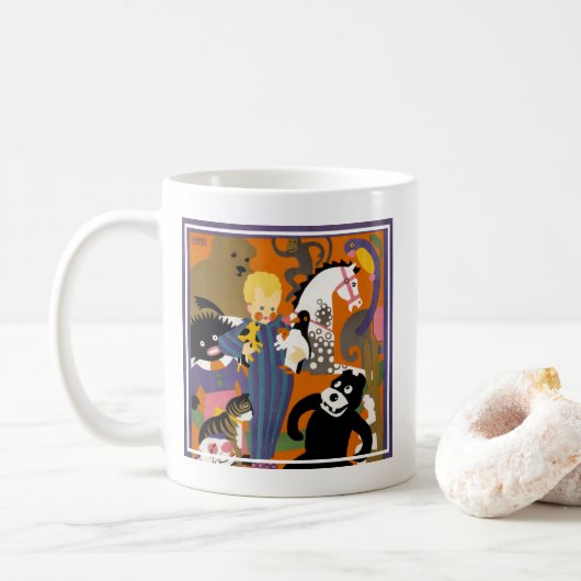 ロンドン地下地下鉄の旅行ポスター コーヒーマグカップ (ドーナツ)