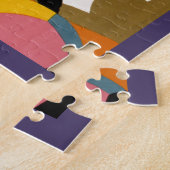 ロンドン地下地下鉄の旅行ポスター ジグソーパズル (側面)