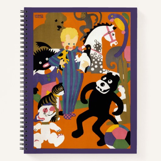 ロンドン地下地下鉄の旅行ポスター ノートブック (正面)