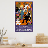 ロンドン地下地下鉄の旅行ポスター ポスター (キッチン)