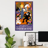 ロンドン地下地下鉄の旅行ポスター ポスター (ホームオフィス)