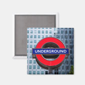 ロンドン地下鉄サイン冷蔵庫 マグネット (正面/裏面)