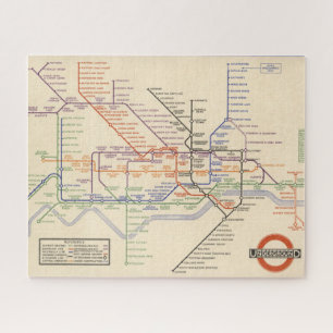 ロンドン地下鉄道地図 ジグソーパズル