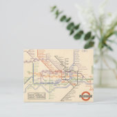 ロンドン地下鉄道地図 ポストカード (スタンド正面)