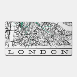 ロンドン地図デスクパッド デスクマット