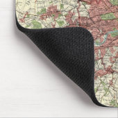 ロンドン地域の地図 マウスパッド (コーナー)