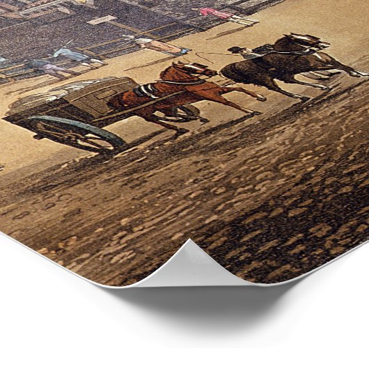 ロンドン塔の眺め ポスター (角)