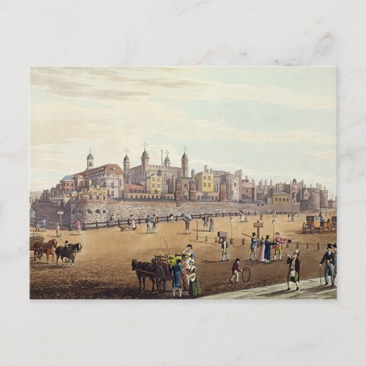 ロンドン塔の眺め ポストカード (正面)