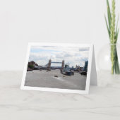 ロンドン塔ブリッジの肖像画, ロンドン, イングランド カード (正面)