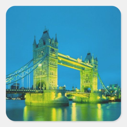 ロンドン塔橋 イギリス スクエアシール (正面)