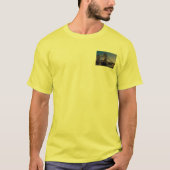 ロンドン塔橋 イギリス 夜 水 都市 Tシャツ (正面)