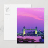 ロンドン塔橋, イングランド ポストカード (正面/裏面)