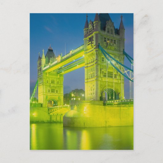 ロンドン塔橋, イングランド ポストカード (正面)