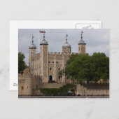 ロンドン塔 イギリス テムズ川向こうから見た景色 ポストカード (正面/裏面)