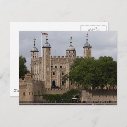 ロンドン塔 イギリス テムズ川向こうから見た景色 ポストカード (正面/裏面)