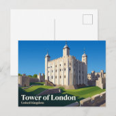 ロンドン塔 イギリス ポストカード (正面/裏面)
