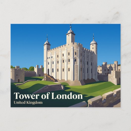 ロンドン塔 イギリス ポストカード (正面)