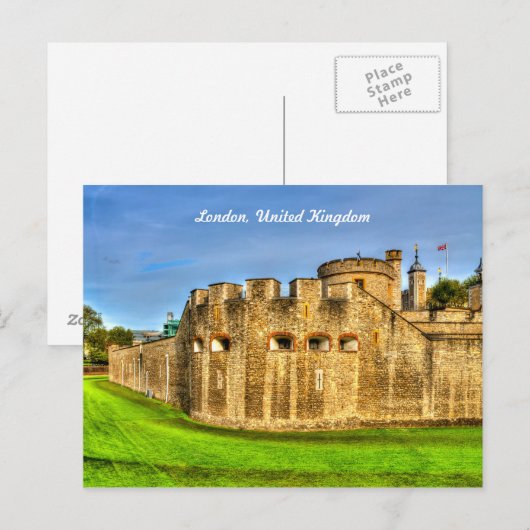 ロンドン塔 ポストカード (正面/裏面)