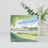 ロンドン塔 | 英国の水彩風景 カード (スタンド正面)