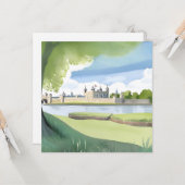 ロンドン塔 | 英国の水彩風景 カード (正面/裏面インサイチュ)