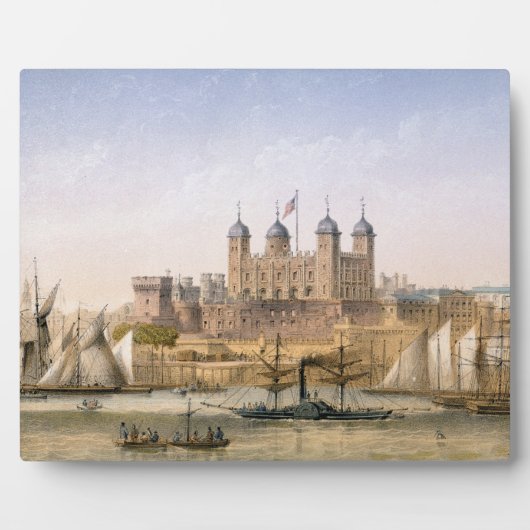 ロンドン塔c.1862 （カラーリトボ） フォトプラーク (正面)