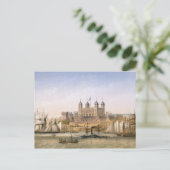 ロンドン塔c.1862 （カラーリトボ） ポストカード (スタンド正面)