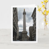 ロンドン大火記念碑(イギリス、ロンドン)、 カード (黄色い花)