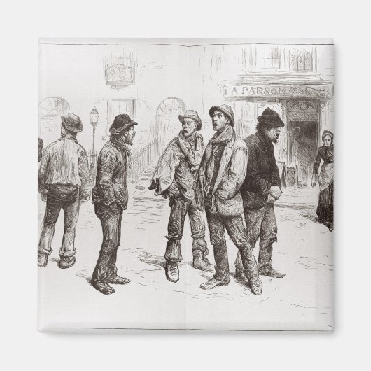 ロンドン失業者2 マグネット (正面)