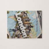 ロンドン家族旅行 3D 旅の思い出 ジグソーパズル (横)