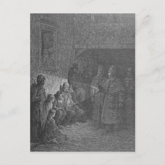 ロンドン巡礼の牛眼 ポストカード (正面)