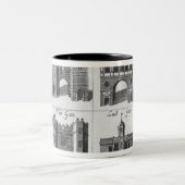 ロンドン市の8つのゲート ツートーンマグカップ (中央)