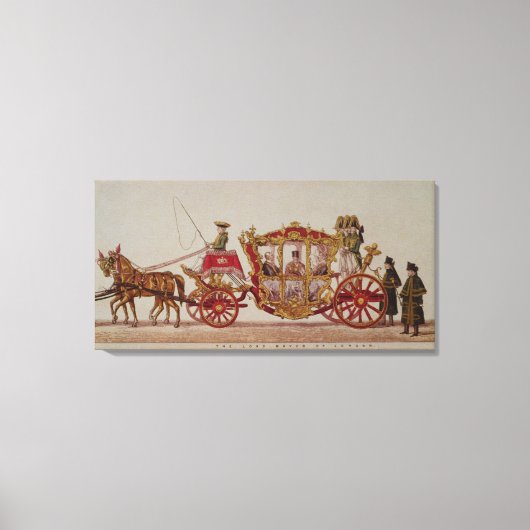 ロンドン市長1853年 キャンバスプリント (正面)