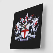 ロンドン市 スクエア壁時計 (傾斜)