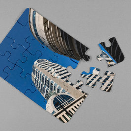 ロンドン市 |青空の超高層ビル写真 ジグソーパズル