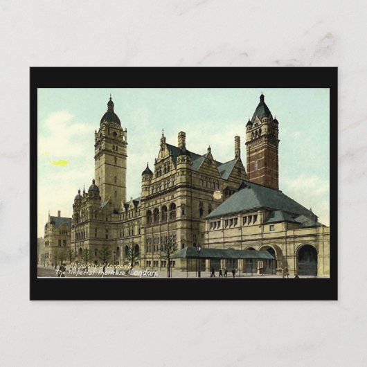 ロンドン帝国大学葉書 ポストカード (正面)