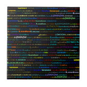 ロンドン文字デザインIタイル タイル (正面)