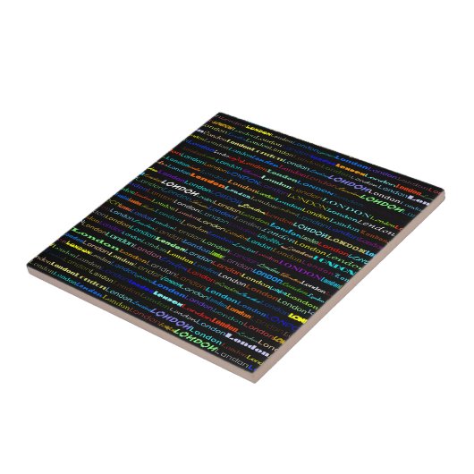 ロンドン文字デザインIタイル タイル (側面)