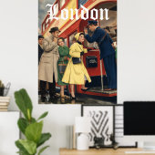 ロンドン旅行ポスター ポスター (ホームオフィス)