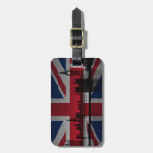 ロンドン旅行ラベル ラゲッジタグ (正面縦)