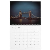 ロンドン暦2024 カレンダー (1月 2026)