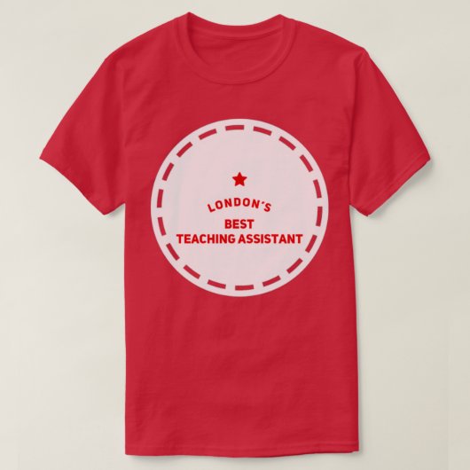 ロンドン最高の教えズ助手10 Tシャツ (デザイン正面)