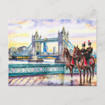 ロンドン橋の水彩画