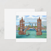 ロンドン橋 招待カード 招待状 (正面/裏面)