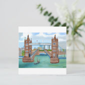 ロンドン橋 招待カード 招待状 (スタンド正面)